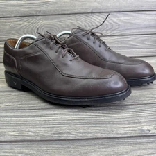 RARE Callaway HX Tour Men’s Sz 10 Lace Up Brown Leather Golf Shoes M505-07 Nice