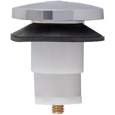 EZ-FLO ABS Tip-Toe Drain Stopper with Rubber Seal, 5/16 Inch Thread, Chrome