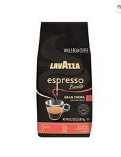 Lavazza Espresso Barista Gran Crema Whole Bean Coffee, Medium Roast 2.2 lb Bag 10.90 per pound