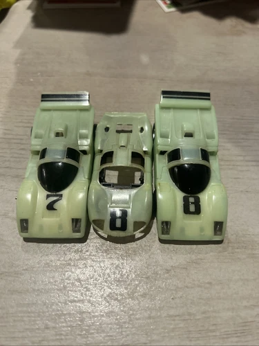 Tyco Night Glow 3 Cars (damaged And Parts Missing)