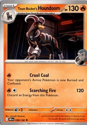 Team Rocket's Houndoom 038/182 Destined Rivals