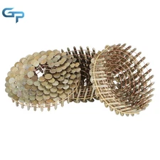 Full Round Head Roof Nails 3/4" × 0.12" 15 Deg Galvanized Roofing Nails 7200Pcs