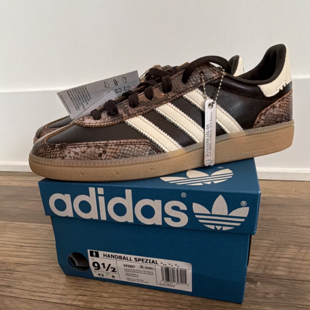 adidas TWG x Handball Spezial KK5007 Snakeskin Brown Women's