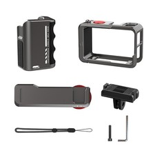 Action Camera Cage Grip Street Photography Set for DJI Osmo Action 5 Pro/4/3