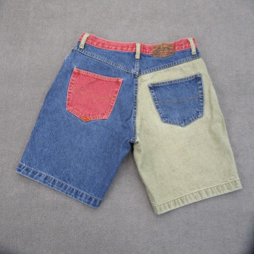 Vintage Quicksilver Shorts 32 rot Skater Baggy Jorts 80er Color Block Talon RAR - Bild 3 von 14