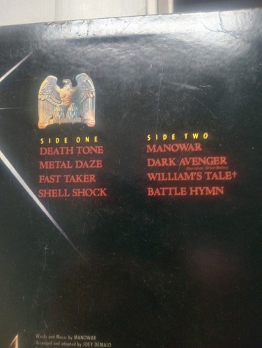 Manowar Battle Hymns LP Record Liberty LT-51125 - Picture 7 of 12