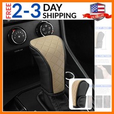 Gear Shifter Cover Stick Shift Knob Cover Diamond Pu Leather Anti-slip Gear ... Gear Shifter Cover Stick Shift Knob Cover Diamond Pu Leather Anti-slip Gear ...