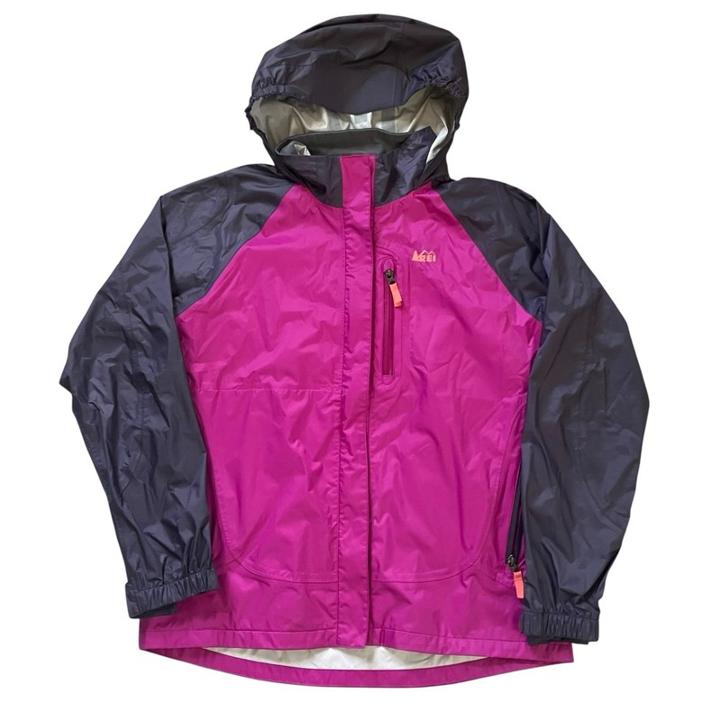 REI Co-op Waterproof Taped Seam Windbreaker Jacket Full Zip Youth Size XL