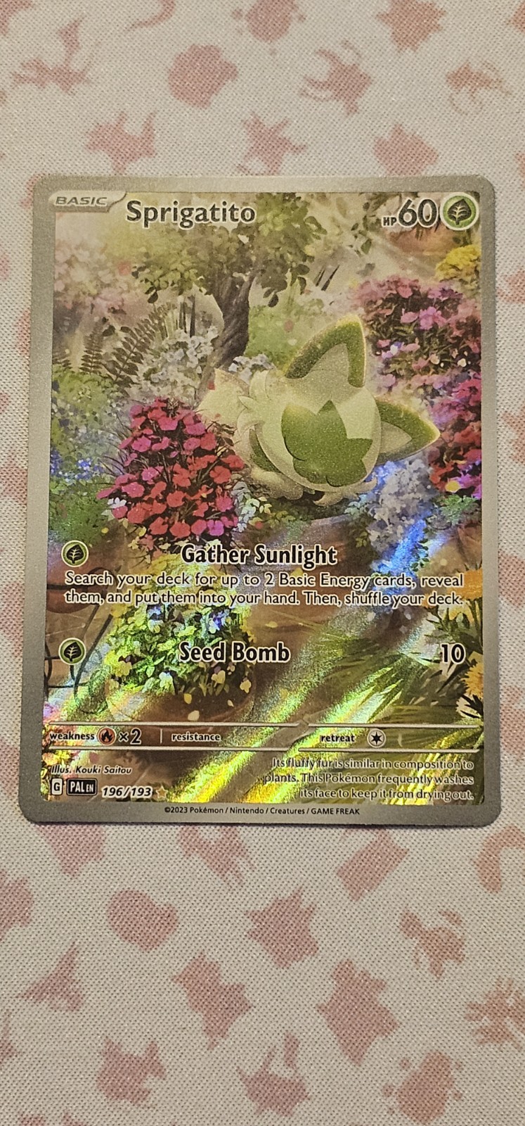 Sprigatito 196/193 Sv02: Paldea Evolved Holo