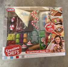 Little Tikes Creative Chefs Gingerbread House Pretend Play Set 24 Accessories