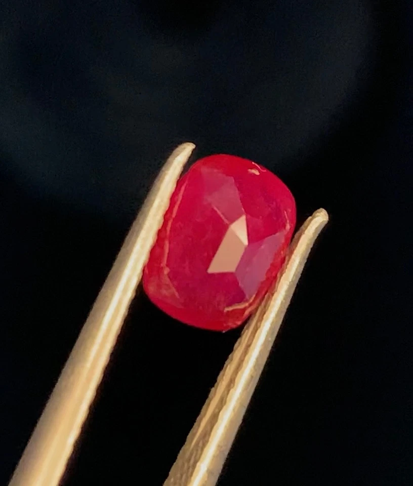 1.95CT Natural Ruby from Afghanistan –Unheated, Untreated Loose Ruby oval shaped - Image 3 of 3