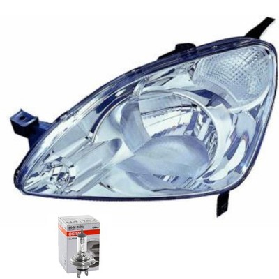Halogen Scheinwerfer Frontscheinwerfer links H4 für Honda CR-V II inkl. Lampen