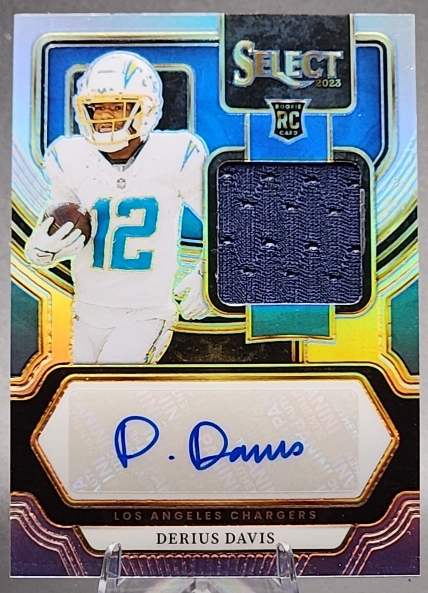 Derius Davis Panini Select Rookie Signature Memorabilia #RSMDDA Base
