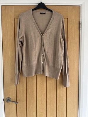 STOCKH LM Beige Taupe Cardigan XL Minimalist Scandi CBK style