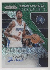2019-20 Panini Prizm FOTL Green Shimmer 23/25 Tyrone Wallace #SS-TWL Auto 0b1