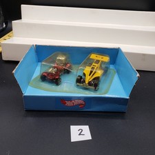 NOS Hot Wheels Tom Daniel's Red Baron & Shock Factor KB Toys Exclusive Set 1998