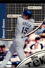2000 Topps Tek Base Pattern 13 (Date of Birth) Shawn Green Los Angeles Dodgers