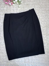 Mujer Hugo Boss Falda Lana Negra 40/L/48