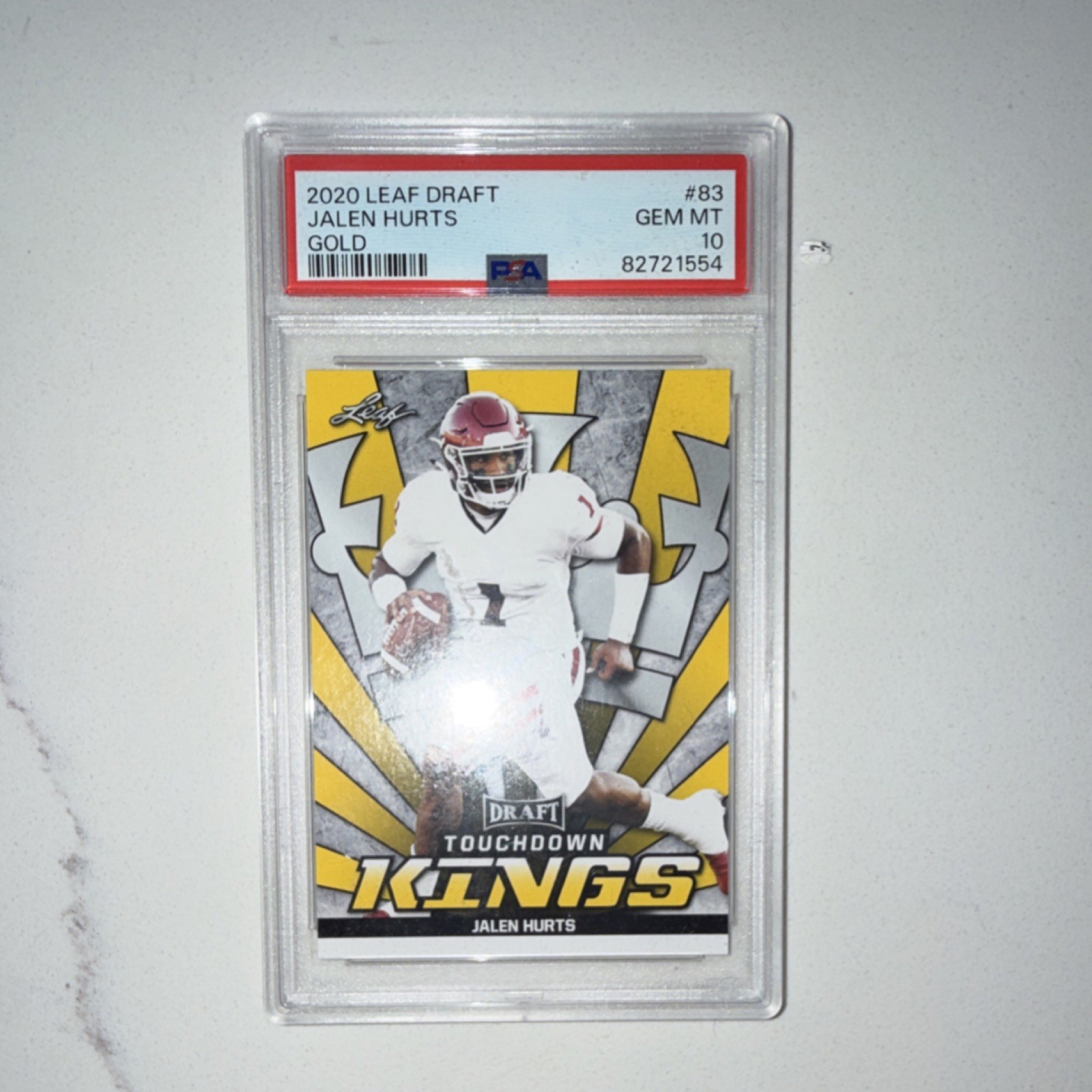 Jalen Hurts Leaf Draft #83 Gold