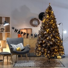 Artificial Christmas Tree 7.5FT with Lights, Ornaments In/Outdoor Party Holiday
