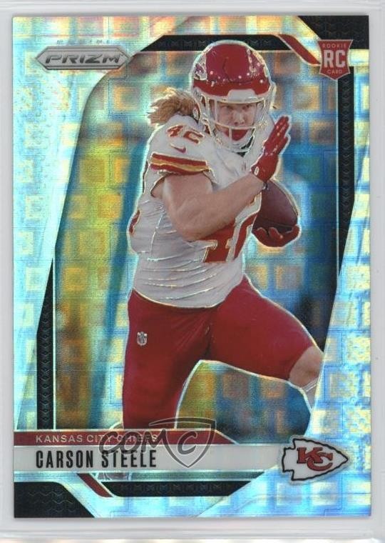 2024 Panini Prizm Rookies Pandora Prizm 53/400 Carson Steele #377 3hd