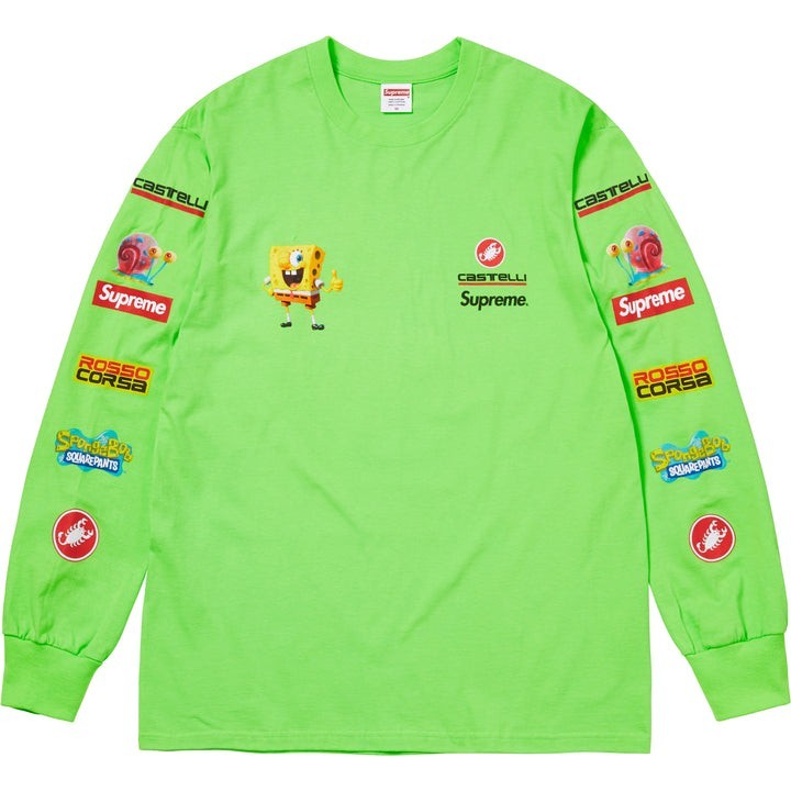 Supreme x Spongebob Squarepants x Castelli Racing Long