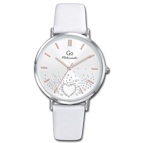 Orologio Da Donna Esprit Elia ES107002004 - Quarzo, Cassa In Acciaio Oro Rosa, Cinturino In Pelle Nera, Quadrante Madreperla Con Strass - 3