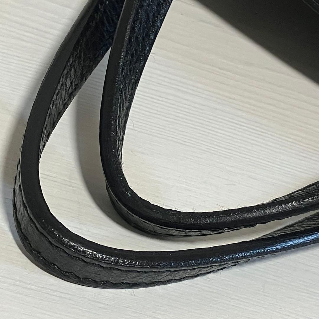 GUCCI Swing Tote Bag 2WAY Leather Black Authentic Women's Fashion thumbnail 6