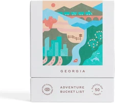 Georgia Adventure Bucket List: 50 Scratch-Off Cards for Outdoor Activities, Tour