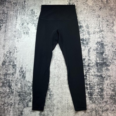 Lululemon Damen Align hoch geschnittene schwarze Leggings Fitnessstudio Training Laufen Größe, 10