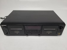 Sony TC-WE475 Dual Cassette Tape Deck, Dubbing, Auto Reverse, Auto Level