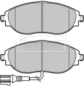 Borg & Beck BBP2339 Brake Pad Set For Disc Brake Front For Braking Fits Seat VW