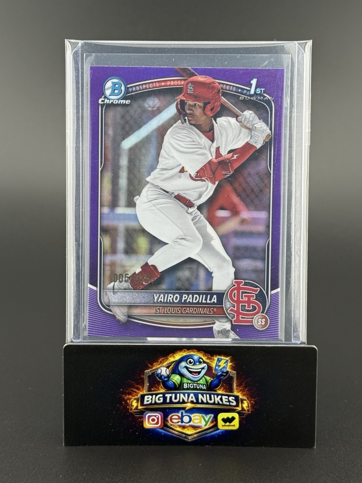 2025 Bowman Chrome 1st Purple Yairo Padilla BCP-236 #/250
