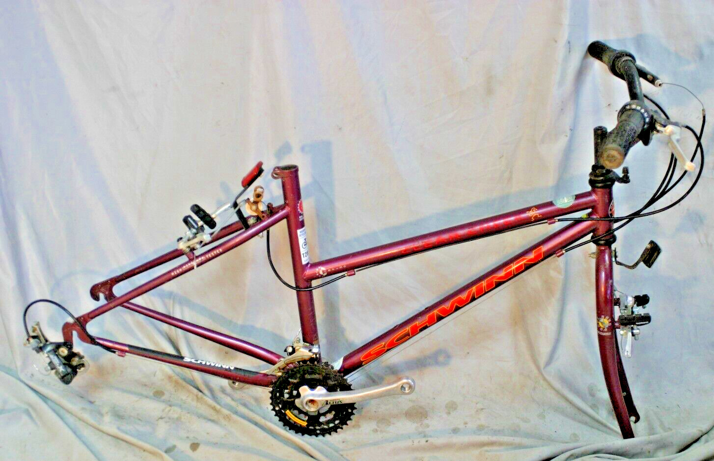95' Schwinn Clear Creek Hybrid Bike Frameset Frame 16" Small