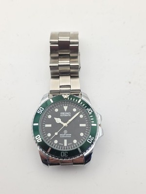 Seiko Automatic Marine Uhr 200m Taucheruhr Neu 600 ft Grün