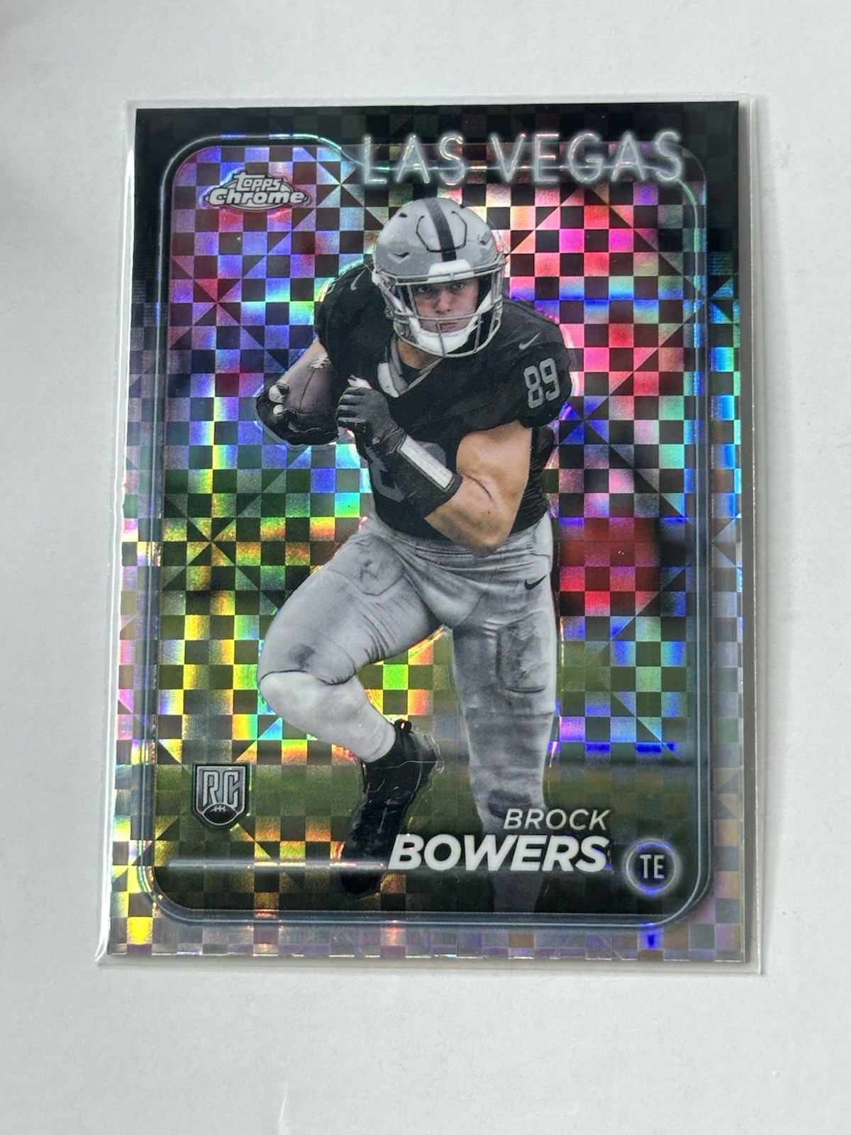 2024 Topps Chrome - Rookies Brock Bowers #207 X-Fractor (RC)