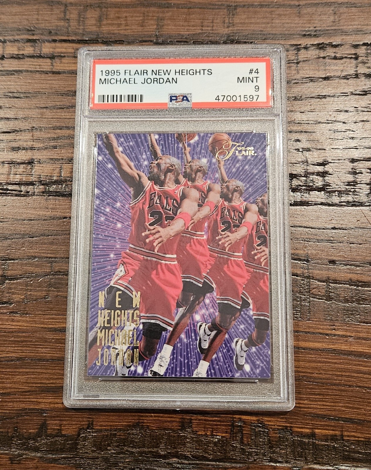 Michael Jordan 1995 Flair #4 New Heights Price Guide - Sports Card 