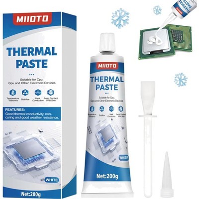 Kühlpaste CPU 200g Wärmeleitpaste CPU GPU Speicher Weiß Hochtemperatur