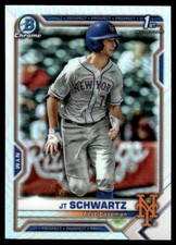 JT Schwartz 2021 Bowman Draft #BD-61 Mets Insert ? SEE SCAN! FREE SHIPPING