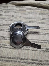 Vintage Fondue pot warmer made in japan with snuffer top