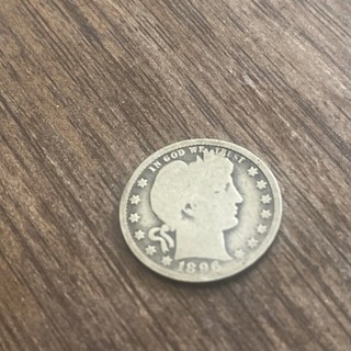 1896 O Barber Quarter
