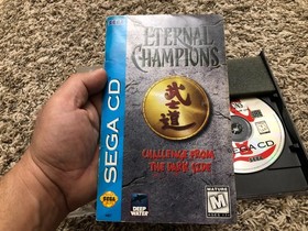 ETERNAL CHAMPIONS: CHALLENGE FROM THE DARK SIDE (SEGA CD, 1994)  W/ Reg Card