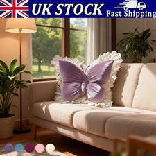 Butterfly Shape Office Pillow Throw Pillow Decor Bow Bedroom Car Sofa Cushion