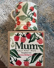 Emma Bridgewater~1/2 Pint Raspberries ‘Mum’ Mug~2022~Brand New with Box