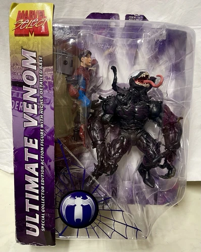 Marvel Diamond Select ULTIMATE VENOM with Spiderman & Base - BRAND NEW IN BOX