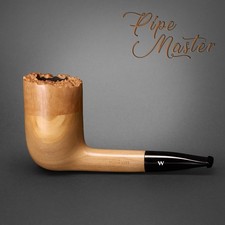 Mr. Brog HAND MADE WOODEN TOBACCO SMOKING PIPE  35  Wincent Briar - Olive  + BOX