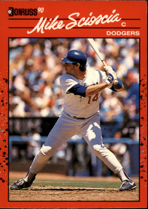 1990 Donruss #316 Mike Scioscia - BB