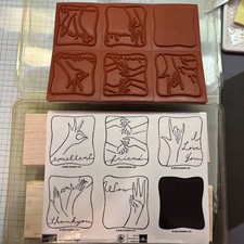 Stampin' Up! A Good Sign Wood Mounted Rubber Stamp