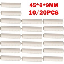 10/20Pc Guitar Bone Nut 45 6 9mm For Folk Luthier String Acoustic Saddle Bridge