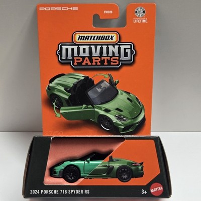 2026 Matchbox Moving Parts 2024 Porsche 718 Spyder | eBay
